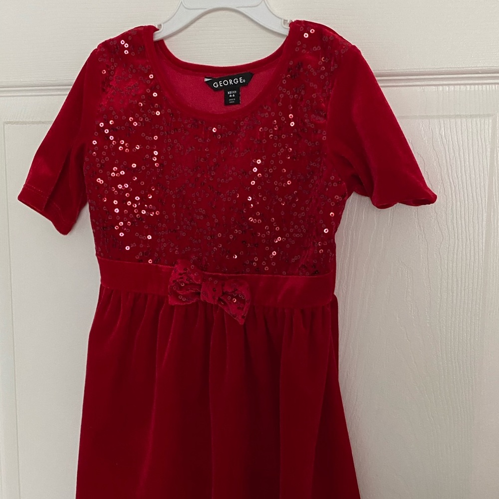 Red girls dress